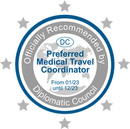 Diplomatic Council Preferred Partner Medical Travel Coordinator (2023–2025)